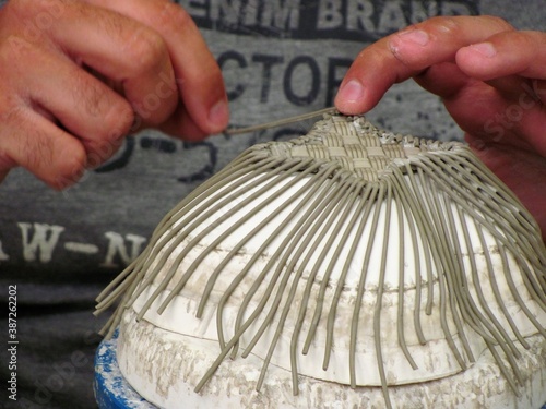 Belleek Pottery Craftsman At Work photo