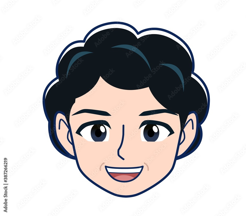 Elderly woman wearing a fashionable perm Elderly woman wearing a fashionable perm