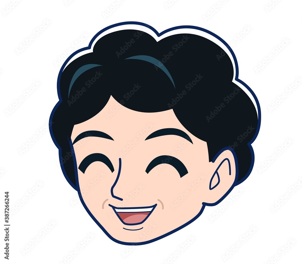 Elderly woman wearing a fashionable perm Elderly woman wearing a fashionable perm