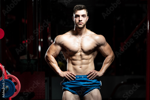 Healthy Mature Man With Six Pack
