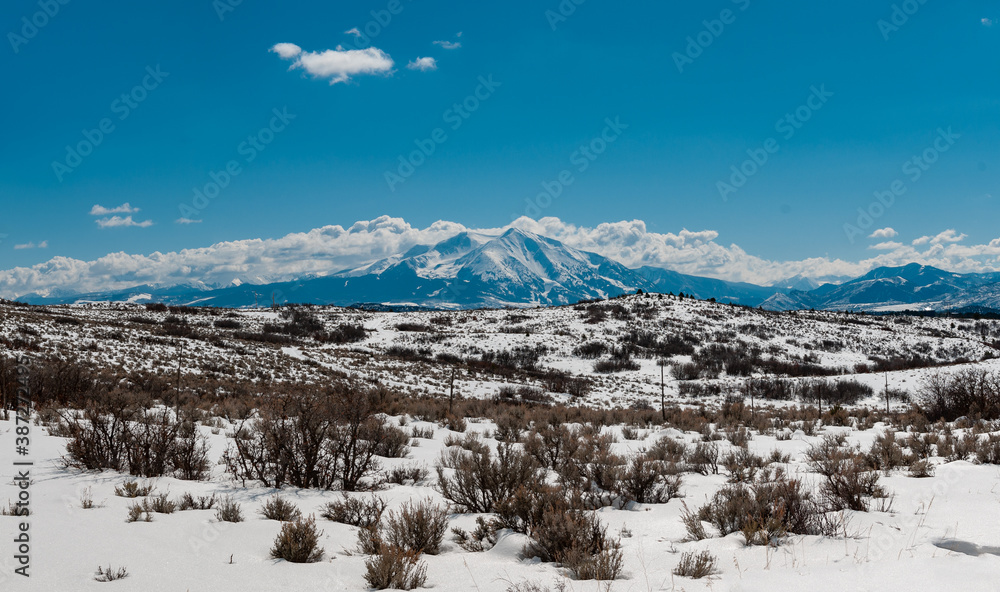 winter mountain landscape