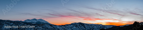 sunset over the mountains © hayden