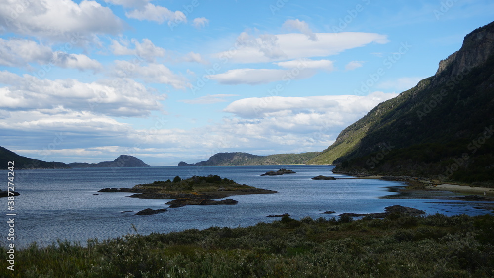 sea, landscape, water, sky, coast, ocean, beach, nature, island, blue, clouds, lake, mountain, travel, bay, rock, scotland, summer, view, mountains, sand, coastline, tourism, cloud, norway