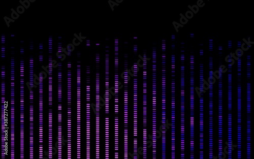 Dark Purple vector template with repeated sticks.