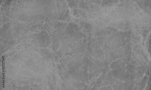 Cracked pattern grey color concrete illustration, gray blank space background textures
