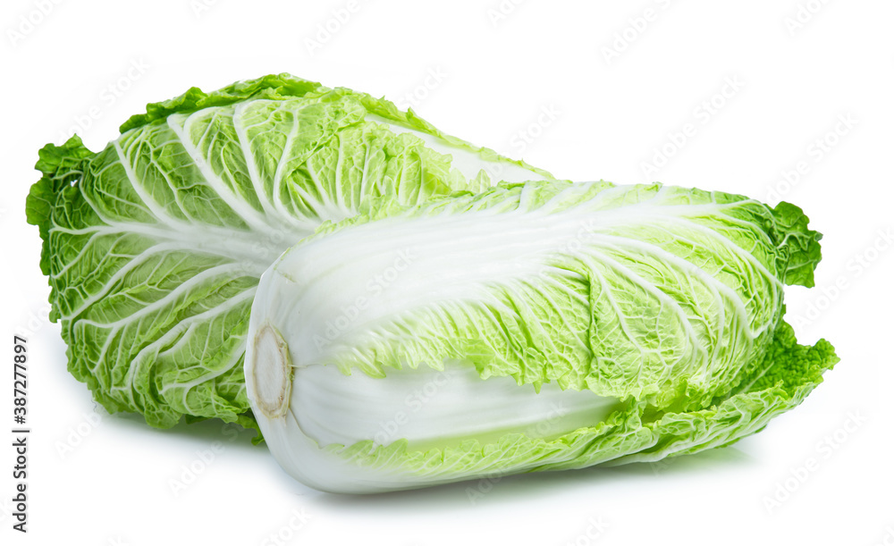 vegetable chinese cabbage isolated on white background vegetable chinese cabbage isolated on white background