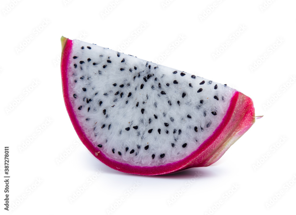 dragon fruit isolated on white background