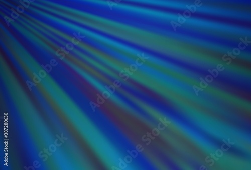 Dark BLUE vector texture with colored lines.