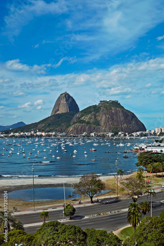 Sugar Loaf and Botafogo Beach, Rio de Janeiro, Brazil  