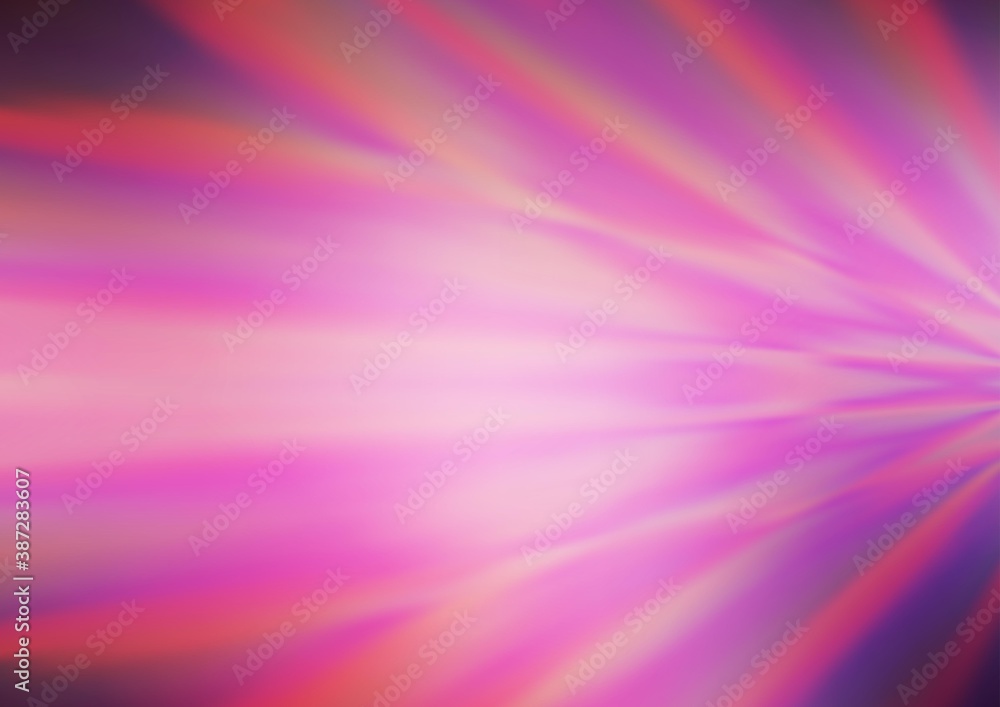 Fototapeta premium Light Pink vector glossy abstract template.