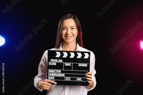 Young female film director ...