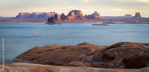 Views from Lake Powell on some sunny September days. photo