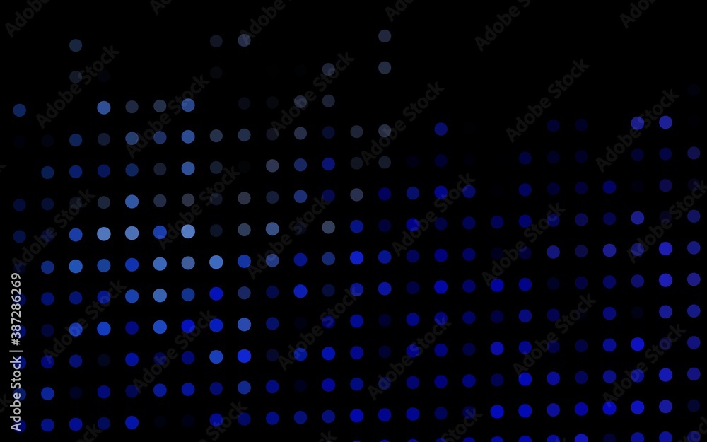 Dark BLUE vector pattern with spheres. Dark BLUE vector pattern with spheres.