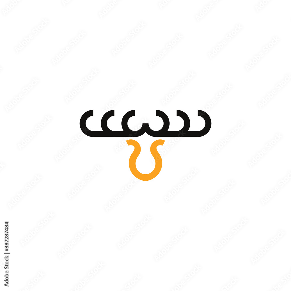 illustration logo templet icon deer illustration logo templet icon deer