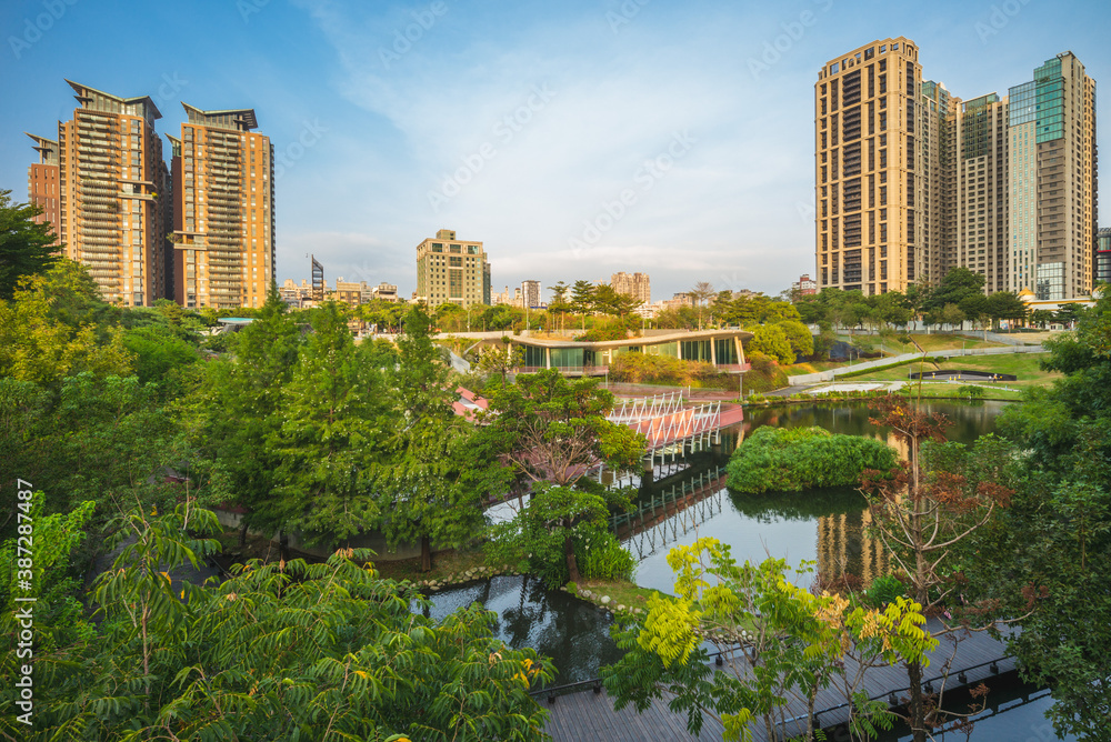 Maple Garden next to Taiwan Boulevard in Taichung, taiwan Maple Garden next to Taiwan Boulevard in Taichung, taiwan