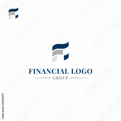Financial Advisors Logo Design Template Vector Icon