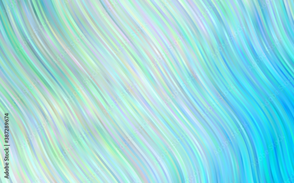 Light BLUE vector template with bubble shapes. Light BLUE vector template with bubble shapes.