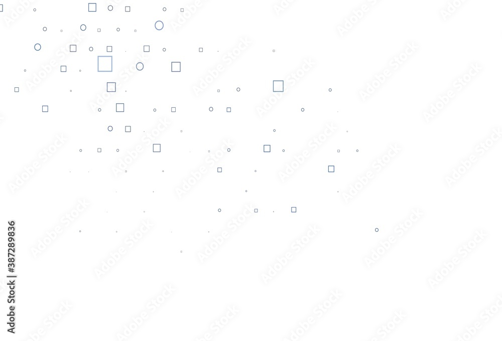 Light BLUE vector background with circles, rectangles. Light BLUE vector background with circles, rectangles.