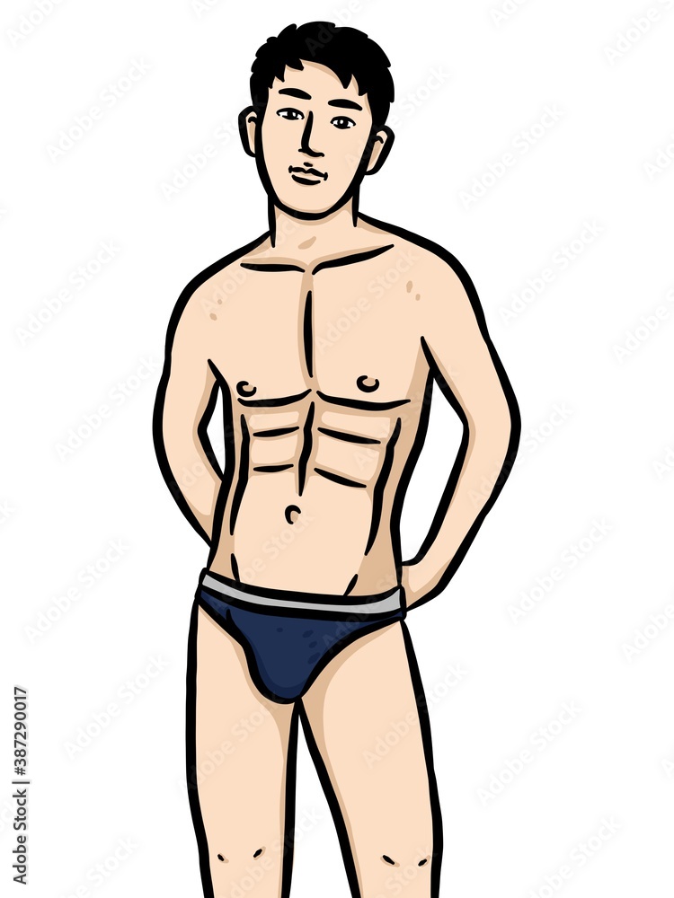 cartoon cute man on white background cartoon cute man on white background