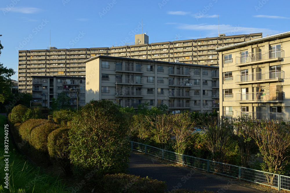 千里ニュータウン新千里南町（大阪府豊中市）の府公社新千里南町団地・新千里南町B団地