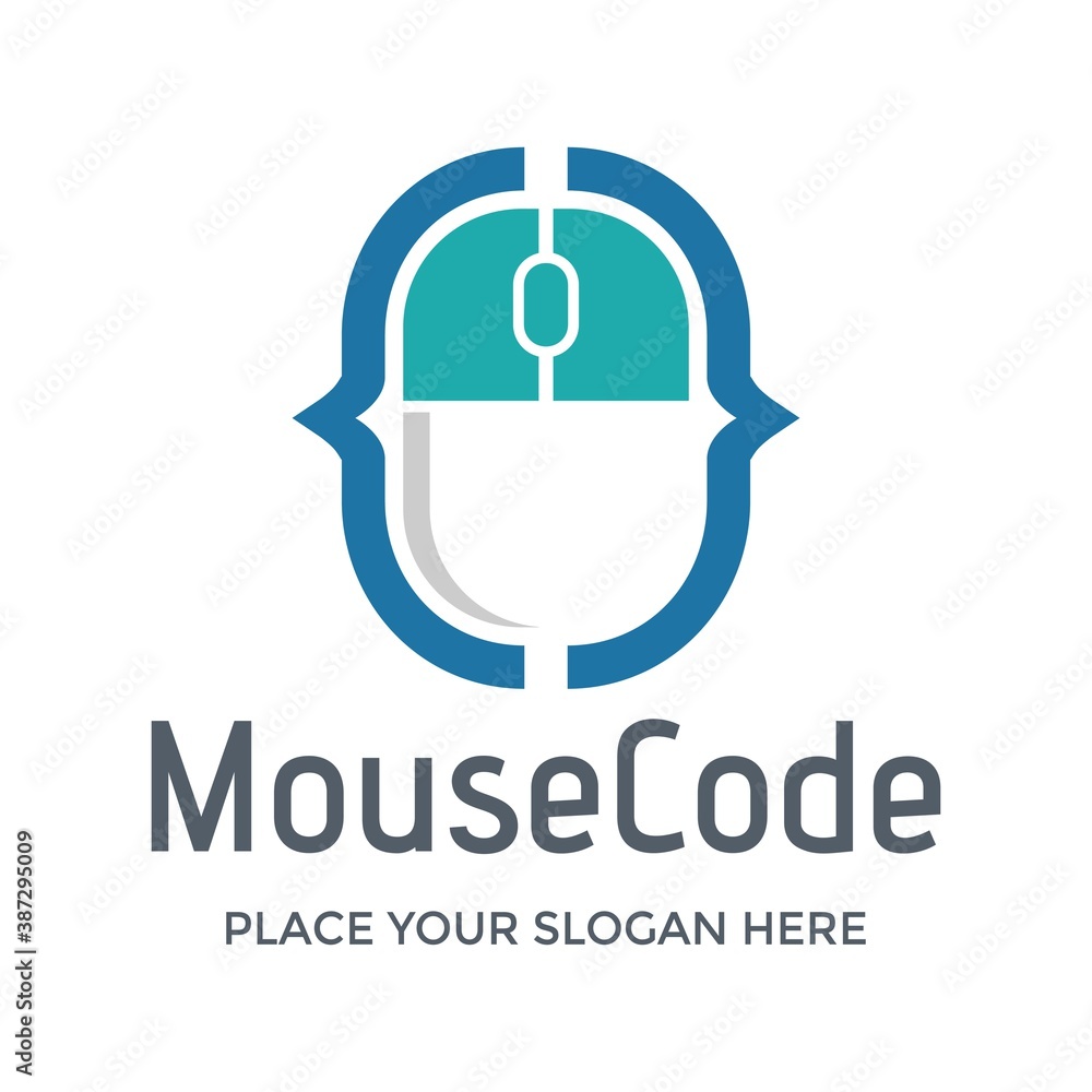 Mouse code vector logo template. This design use technology and developer symbol. Suitable for programmer business. Mouse code vector logo template. This design use technology and developer symbol. Suitable for programmer business.