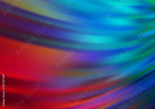 Dark Blue, Red vector abstract background.