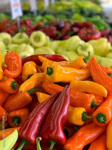 vegetables on stall