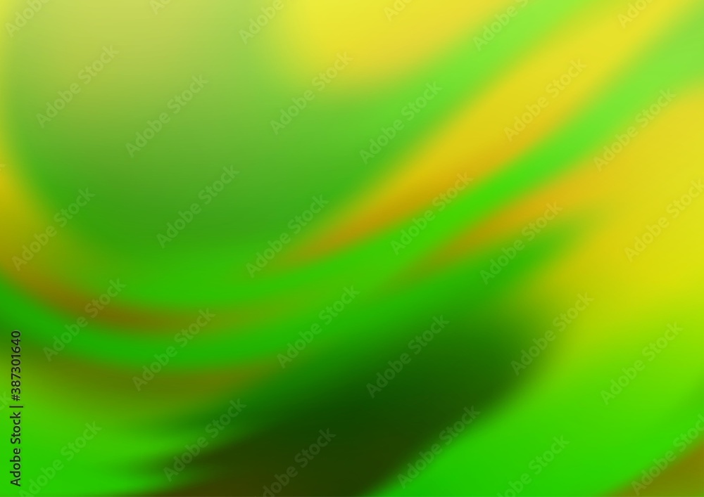 Light Green vector abstract bokeh pattern.