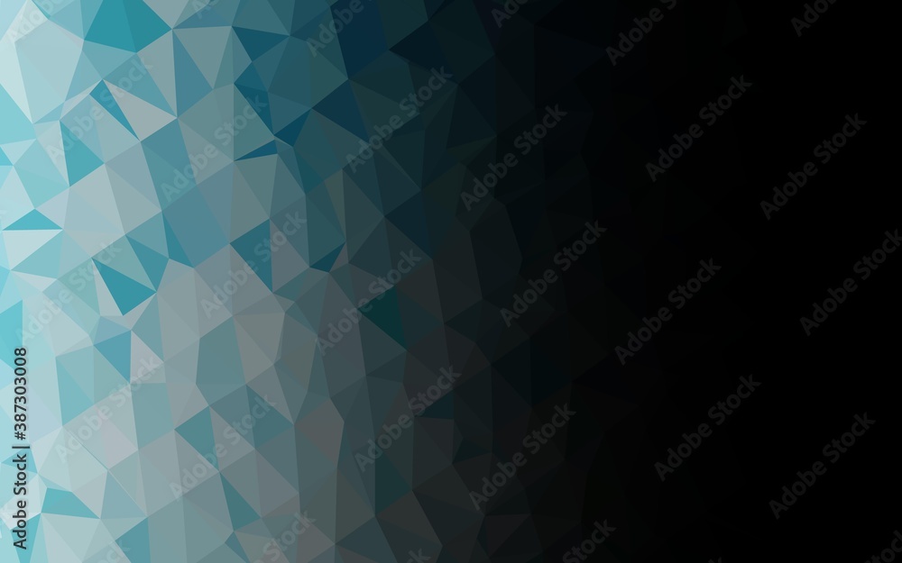 Light BLUE vector abstract polygonal layout. Light BLUE vector abstract polygonal layout.