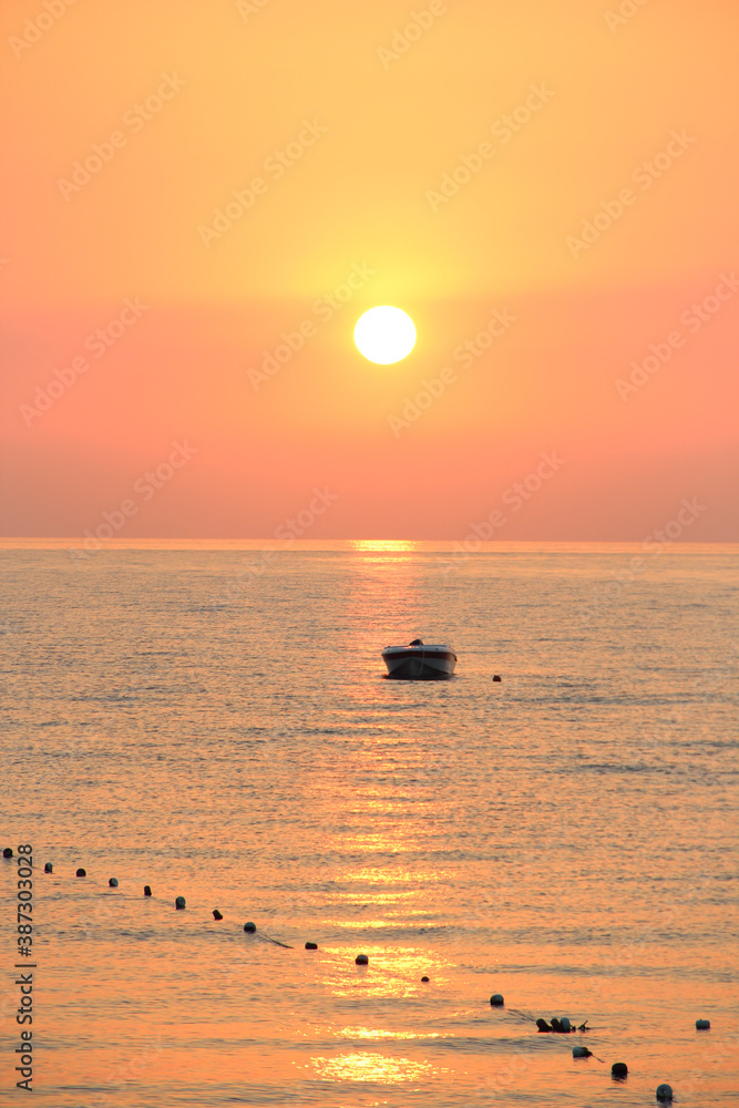red sea dawn from the sea in summer red sea dawn from the sea in summer