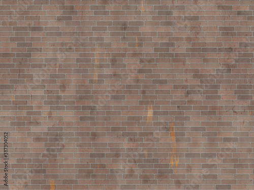 Brick wall background texture or wallpaper illustration