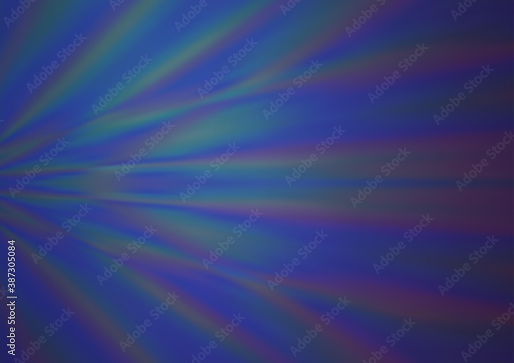 Fototapeta premium Light BLUE vector abstract blurred template.