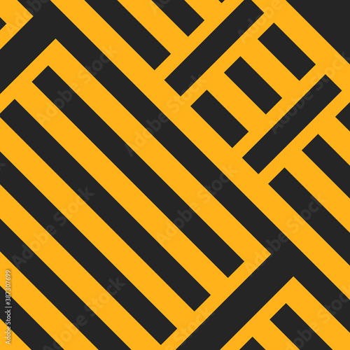 the geometric pattern by stripes seamless vector background black and yellow texture graphic part 10