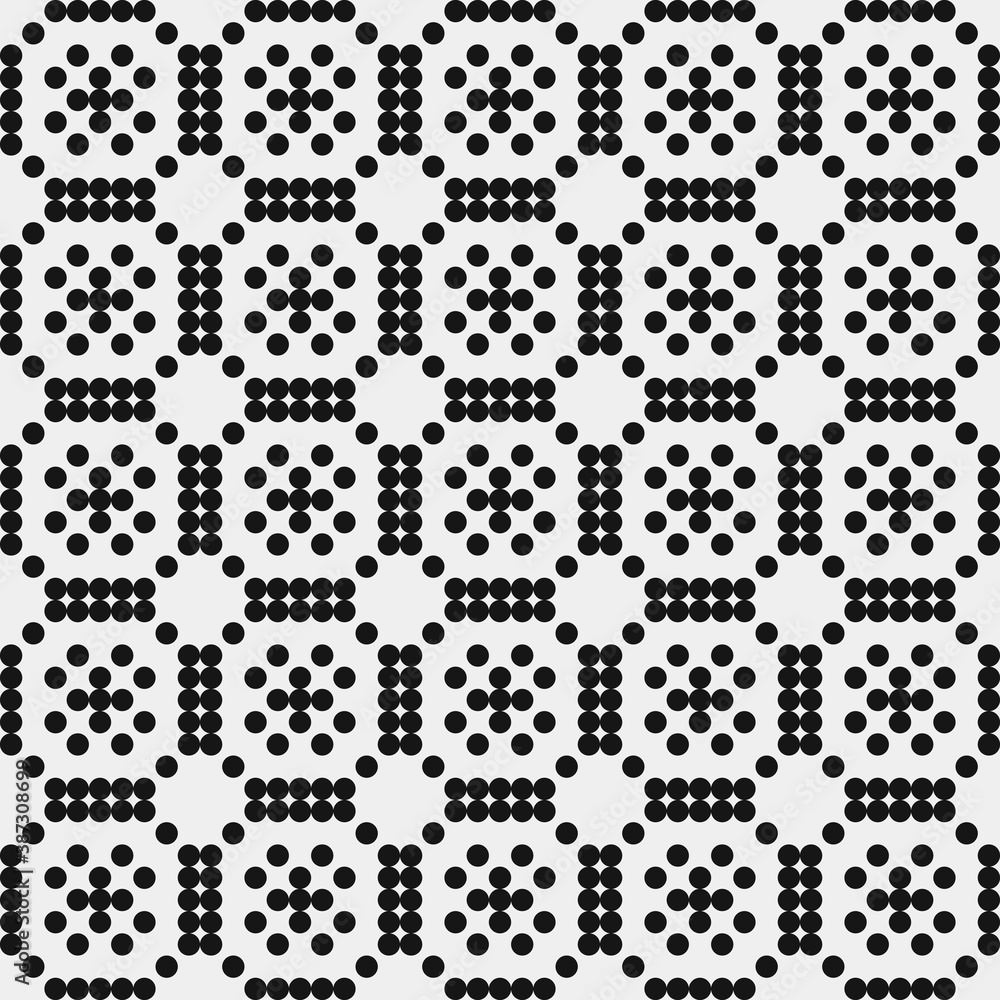 Abstract Cross Pattern Dots Logo generative computational art illustration Abstract Cross Pattern Dots Logo generative computational art illustration