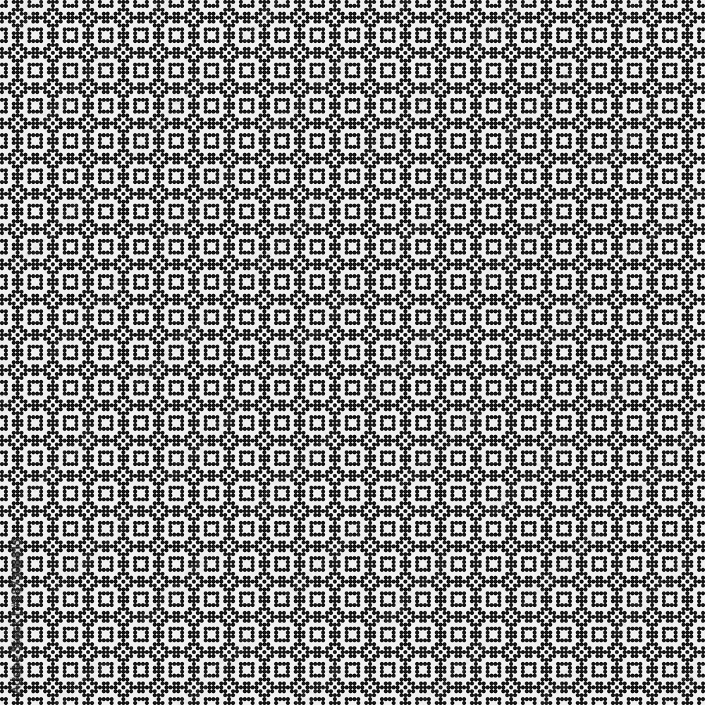 Abstract Cross Pattern Dots Logo generative computational art illustration