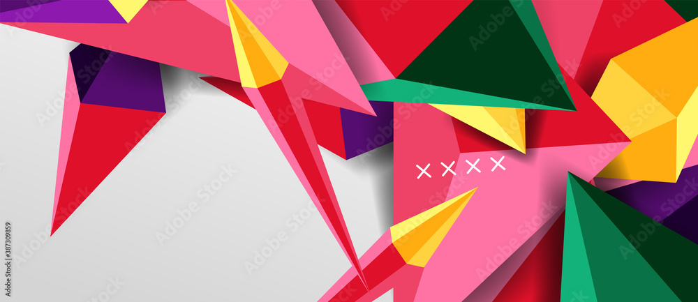 3d low poly abstract shape background vector illustration 3d low poly abstract shape background vector illustration