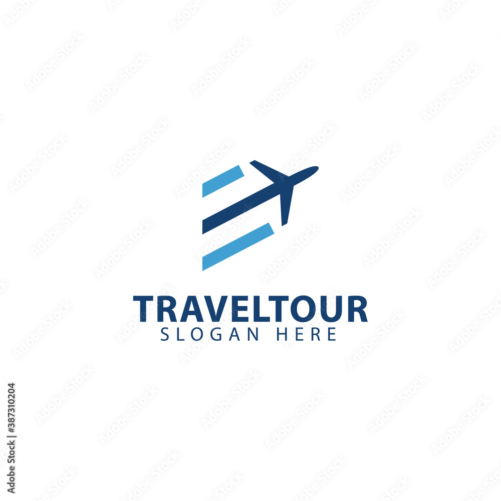Travel logo design, holiday vector icon illustration