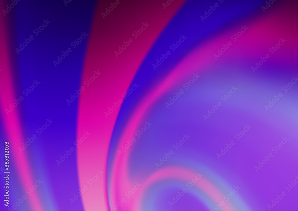 Obraz premium Light Purple vector bokeh template.