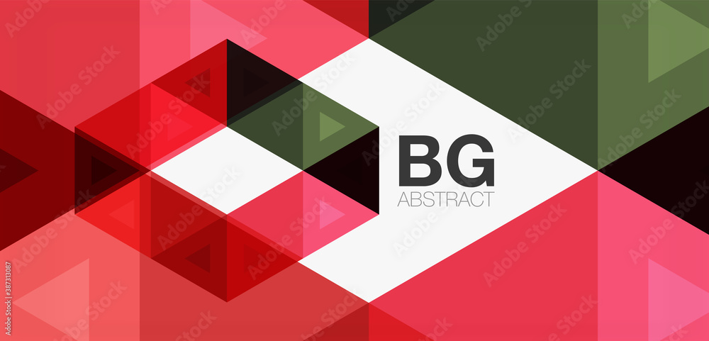 Mosaic triangle pattern abstract background for cover, banner, flyer and poster and other template Mosaic triangle pattern abstract background for cover, banner, flyer and poster and other template