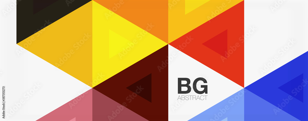 Mosaic triangle pattern abstract background for cover, banner, flyer and poster and other template Mosaic triangle pattern abstract background for cover, banner, flyer and poster and other template