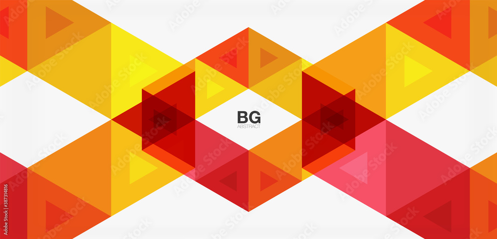 Mosaic triangle pattern abstract background for cover, banner, flyer and poster and other template Mosaic triangle pattern abstract background for cover, banner, flyer and poster and other template