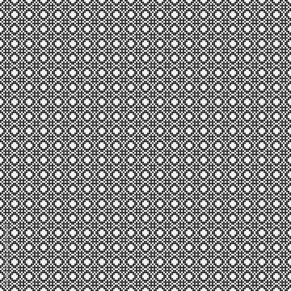 Abstract Cross Pattern Dots Logo generative computational art illustration