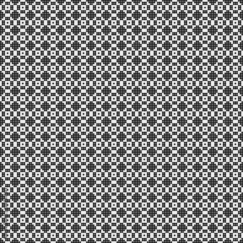 Abstract Cross Pattern Dots Logo generative computational art illustration