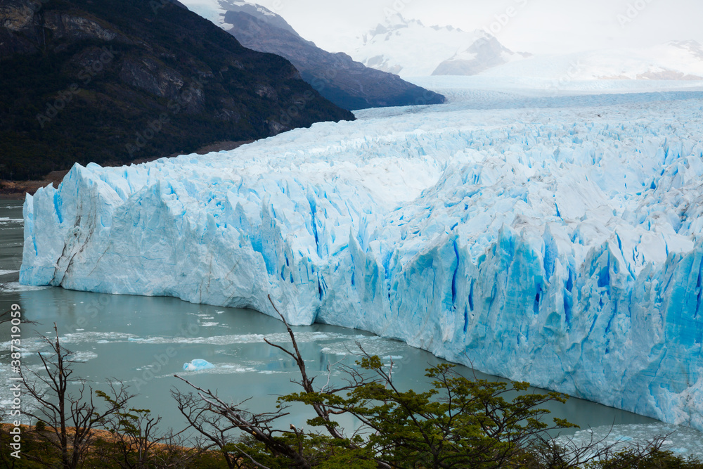 View of glacier Perito Moreno (Glaciar Perito Moreno) located in national  park Los Glyacious. Patagonia, Argentina Stock Photo | Adobe Stock