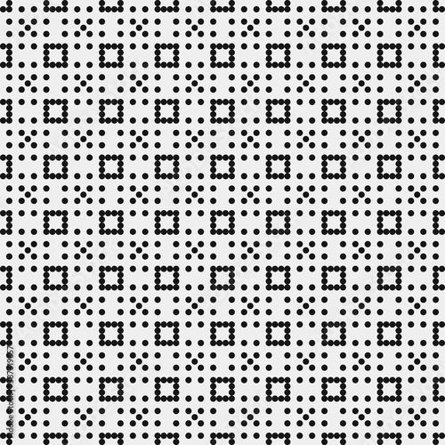 Abstract Cross Pattern Dots Logo generative computational art illustration