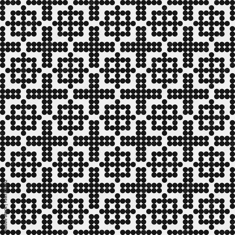 Abstract Cross Pattern Dots Logo generative computational art illustration Abstract Cross Pattern Dots Logo generative computational art illustration