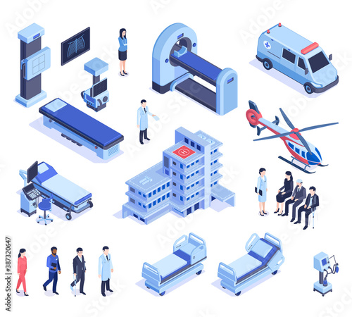 Hospital Isometric Set