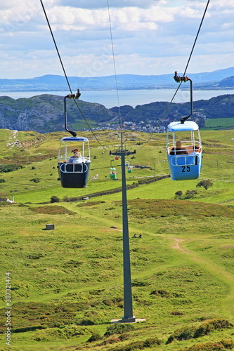 cable car on the great orme, llandudno