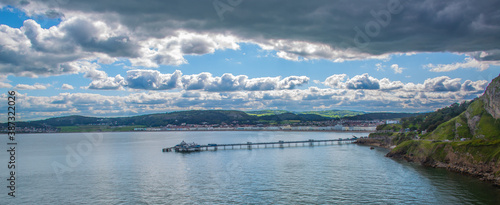 Pier stretching out into the sea