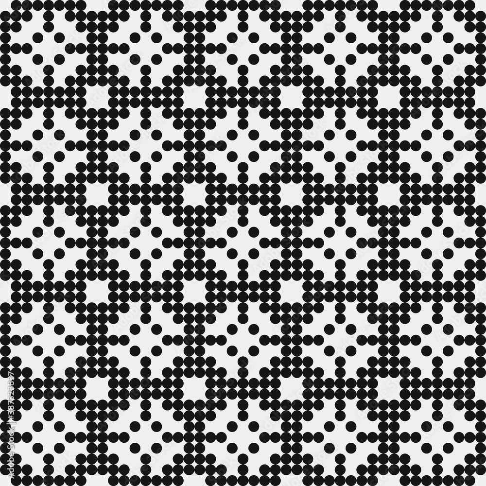 Abstract Cross Pattern Dots Logo generative computational art illustration Abstract Cross Pattern Dots Logo generative computational art illustration